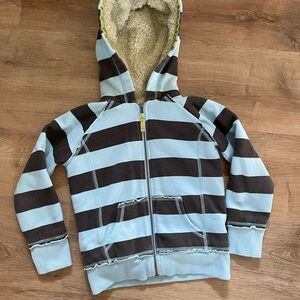 Mini Boden Sherpa lined hoodie